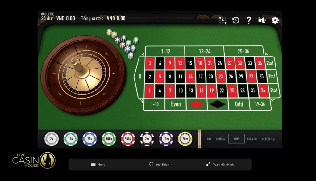 Cách chơi Roulette Neo