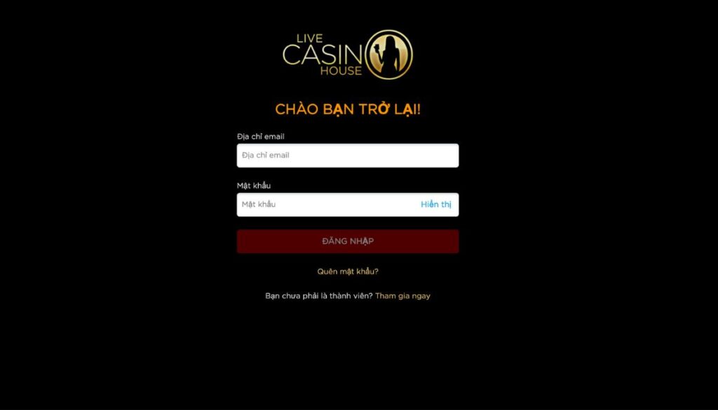 Đăng nhập Live Casino House