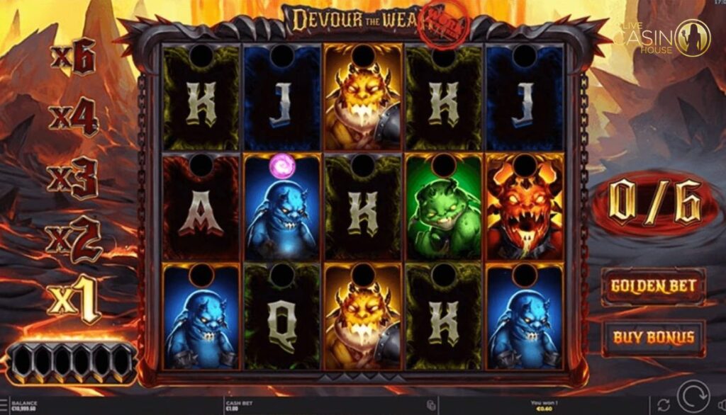 Devour the Weak tại Live Casino House