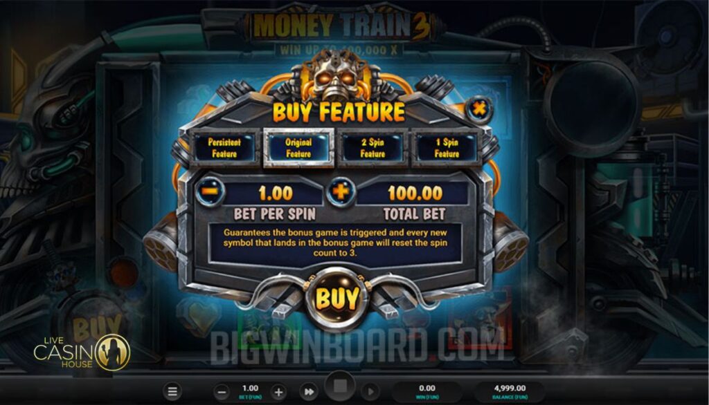 Money Train 3 tại Live Casino House