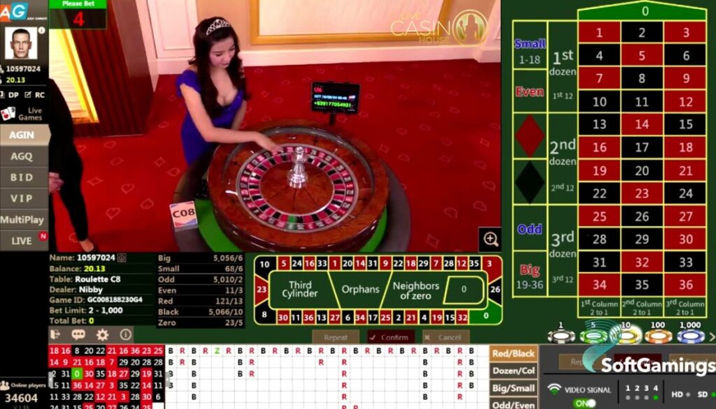 Chơi Roulette tại Live Casino House